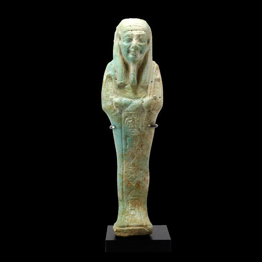 An Egyptian Ushabti for the Overseer of the army Horkhebi, 26th Dynasty ca. 664 -525 BCE