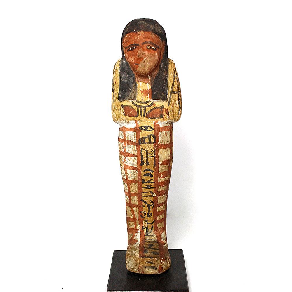 A good Egyptian Wood Shabti for Khaemwaset, 20th Dynasty , ca. 1187 - 1069 BCE