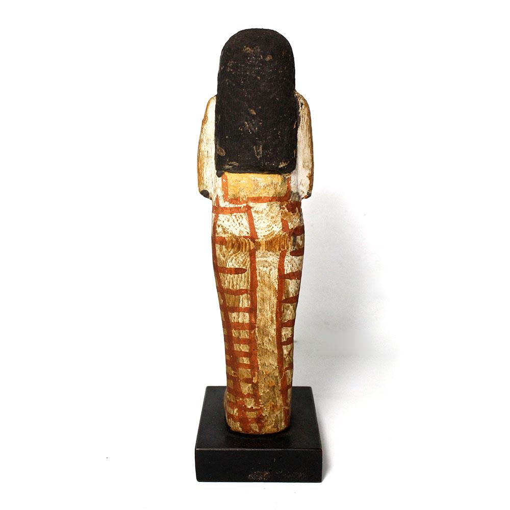 A good Egyptian Wood Shabti for Khaemwaset, 20th Dynasty , ca. 1187 - 1069 BCE