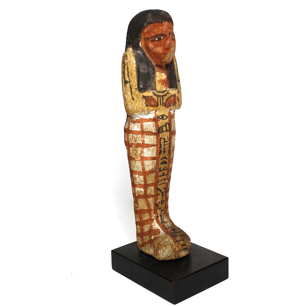 A good Egyptian Wood Shabti for Khaemwaset, 20th Dynasty , ca. 1187 - 1069 BCE