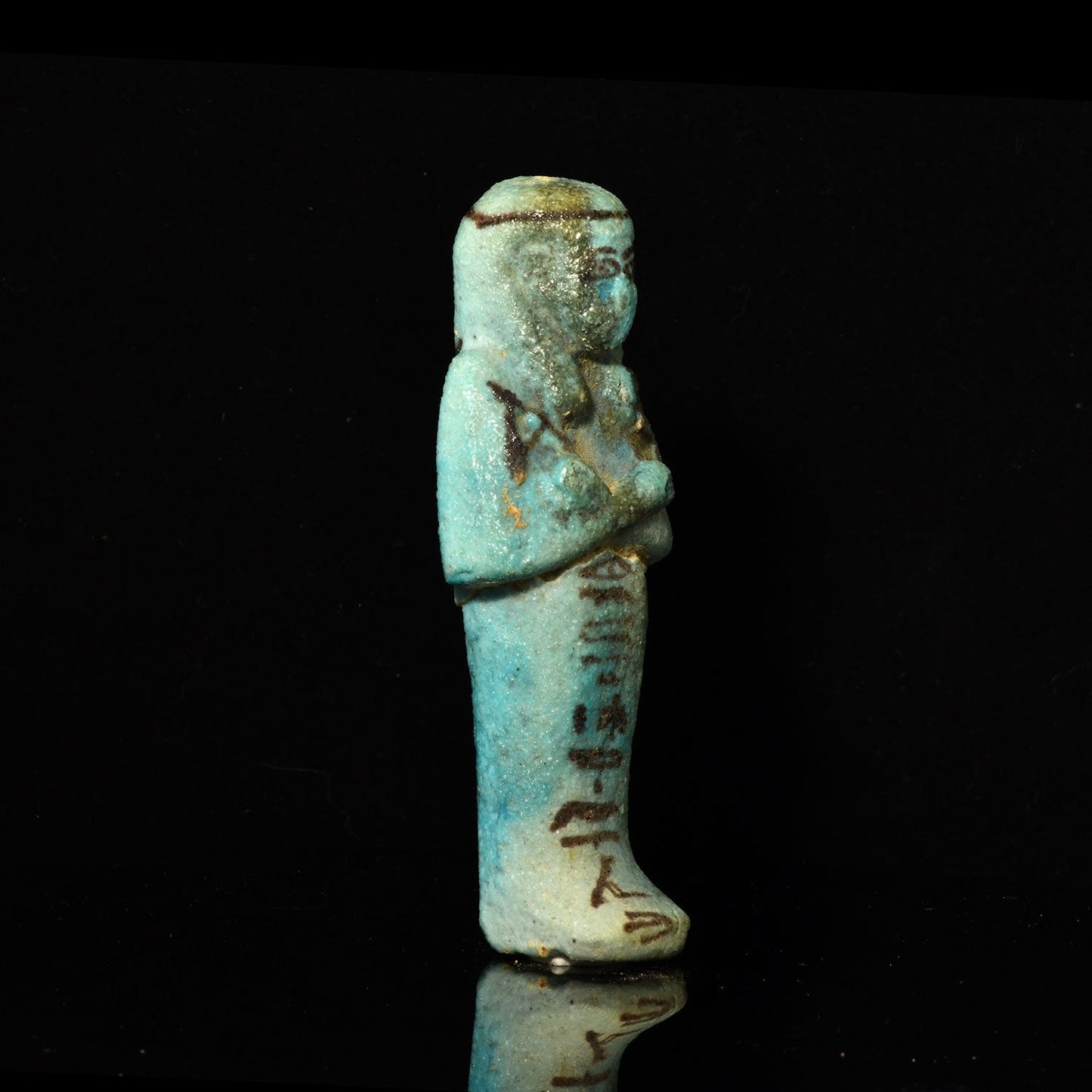 An Egyptian Faience Shabti for Tjenet-Osorkon, 21st Dynasty, ca. 1069 - 945 BCE