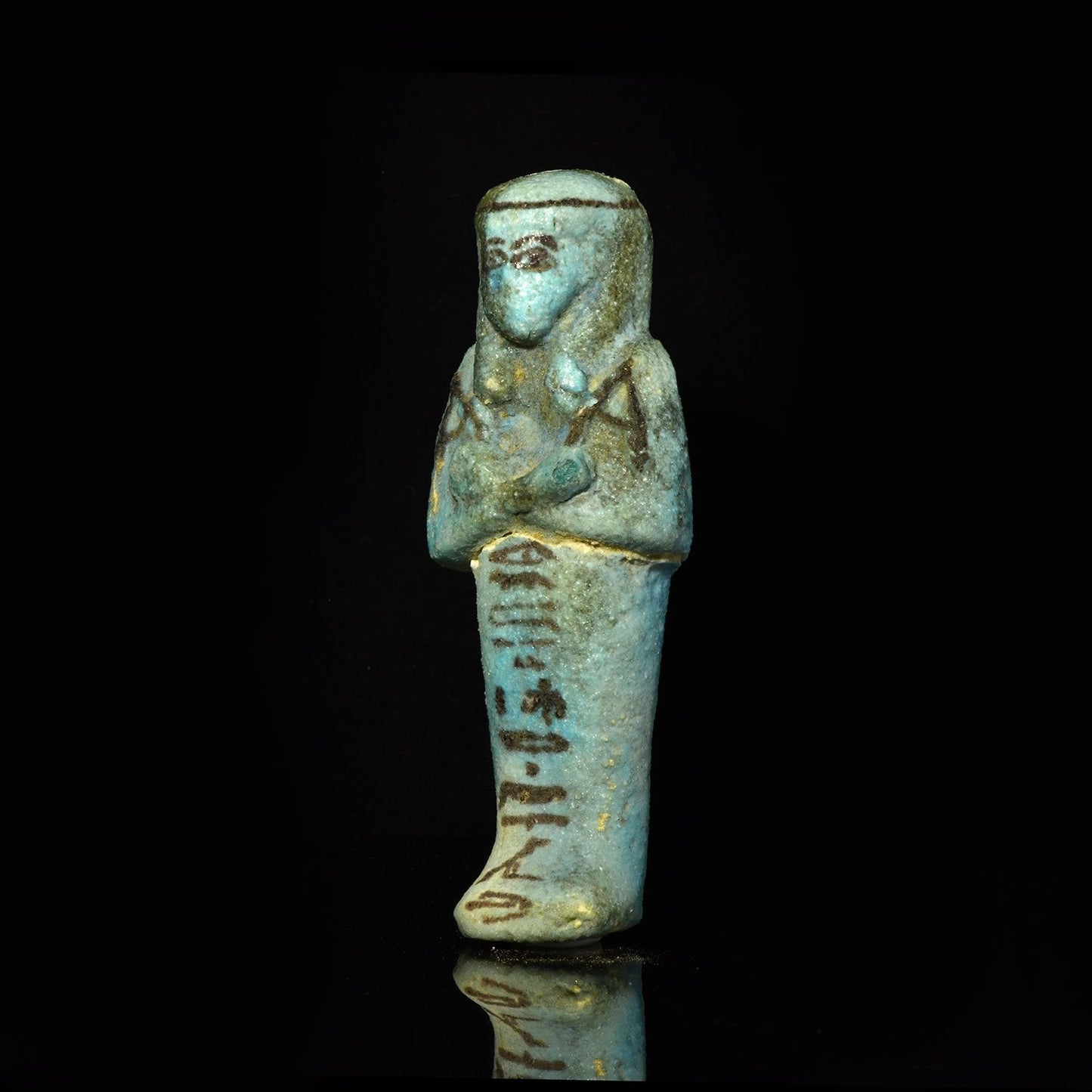 An Egyptian Faience Shabti for Tjenet-Osorkon, 21st Dynasty, ca. 1069 - 945 BCE