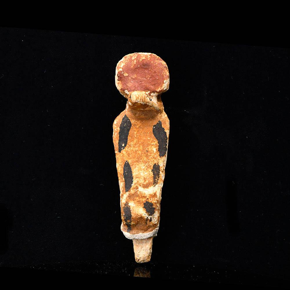 An Egyptian Wooden Figure of Uraeus, Late Period, ca. 664 - 332 BCE