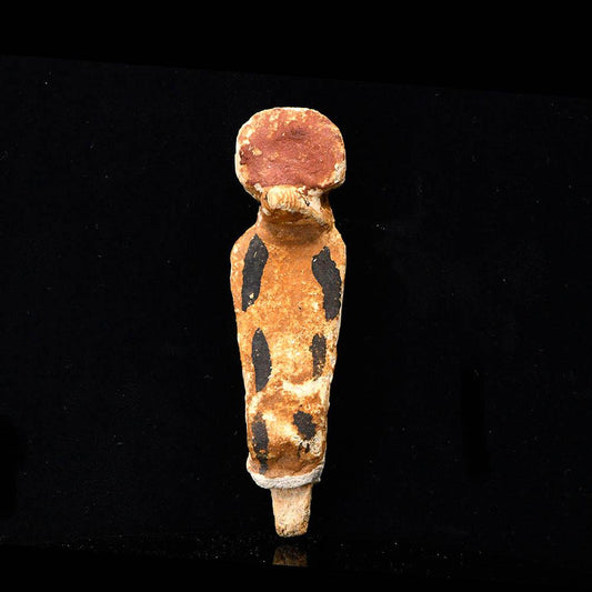 An Egyptian Wooden Figure of Uraeus, Late Period, ca. 664 - 332 BCE