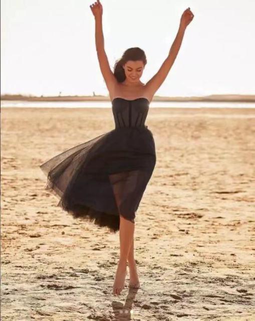 Emerald Green Tulle Corset Top Formal Midi Dress