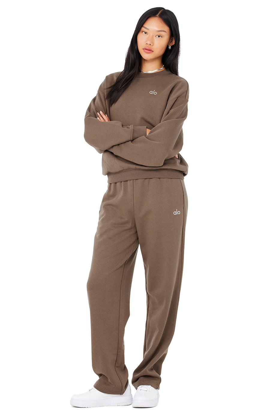Accolade Crew Neck Pullover & Accolade Straight Leg Sweatpant Set