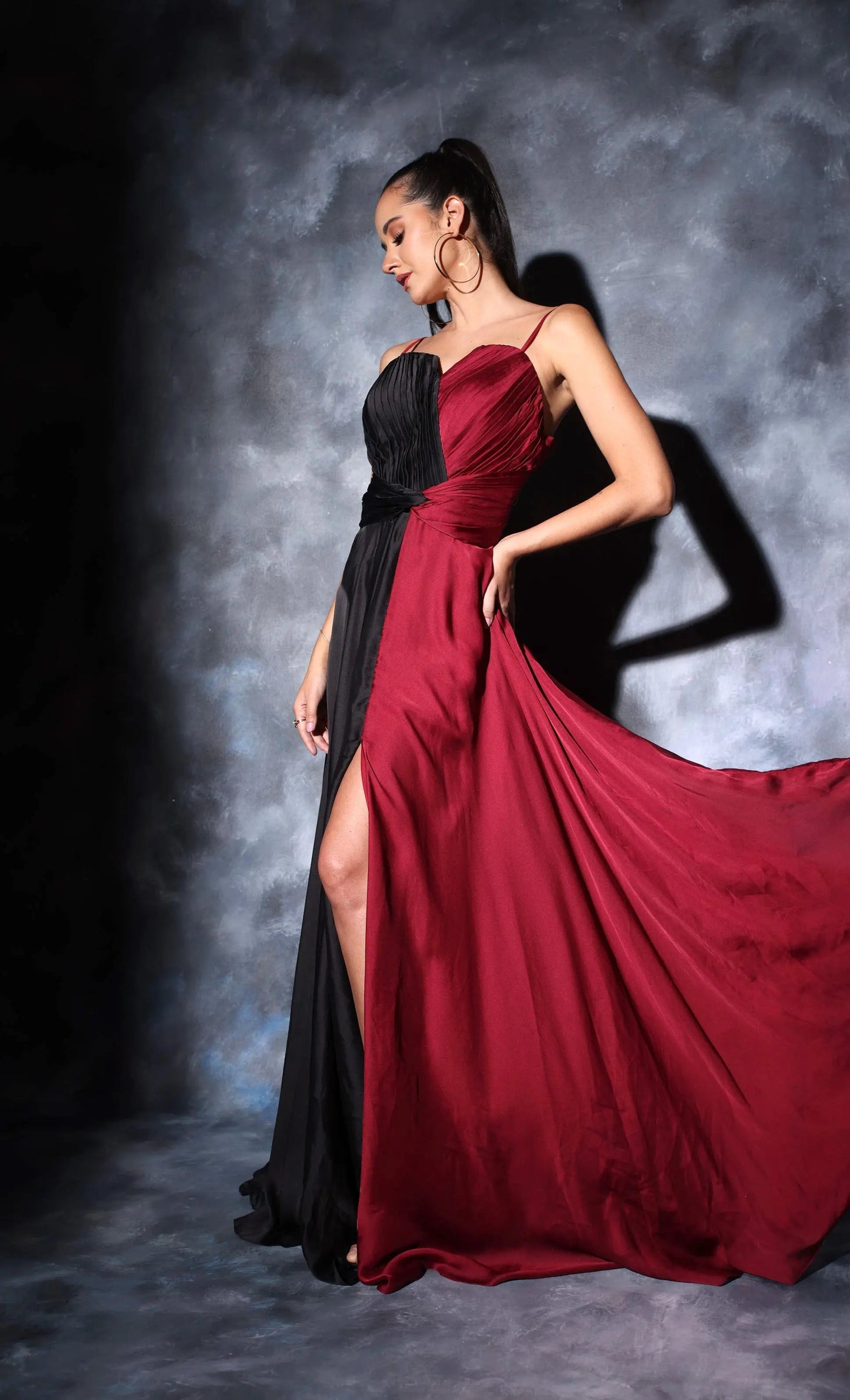 Floor length Evening gown with beautiful detailing