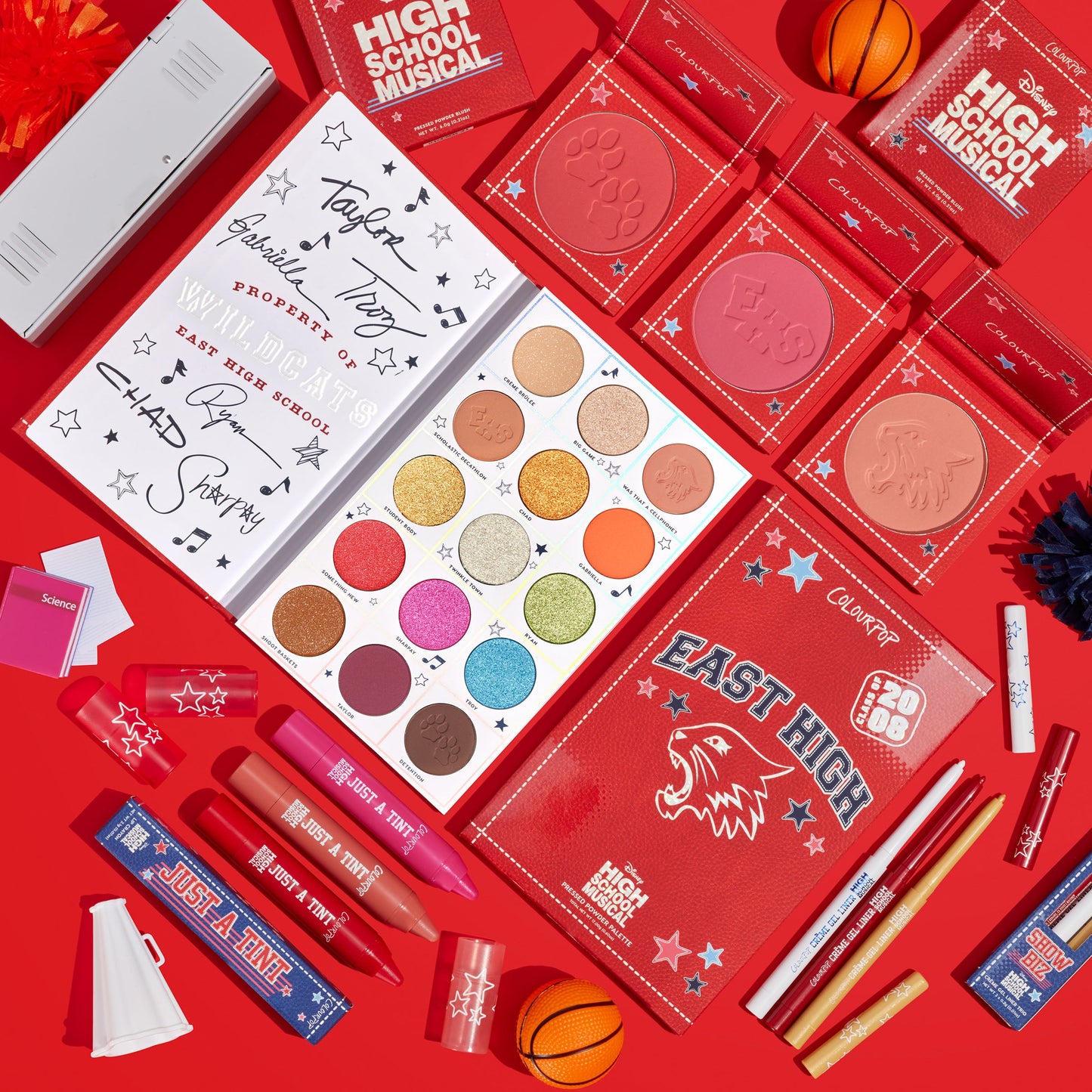 High School Musical and ColourPop Full PR Collection