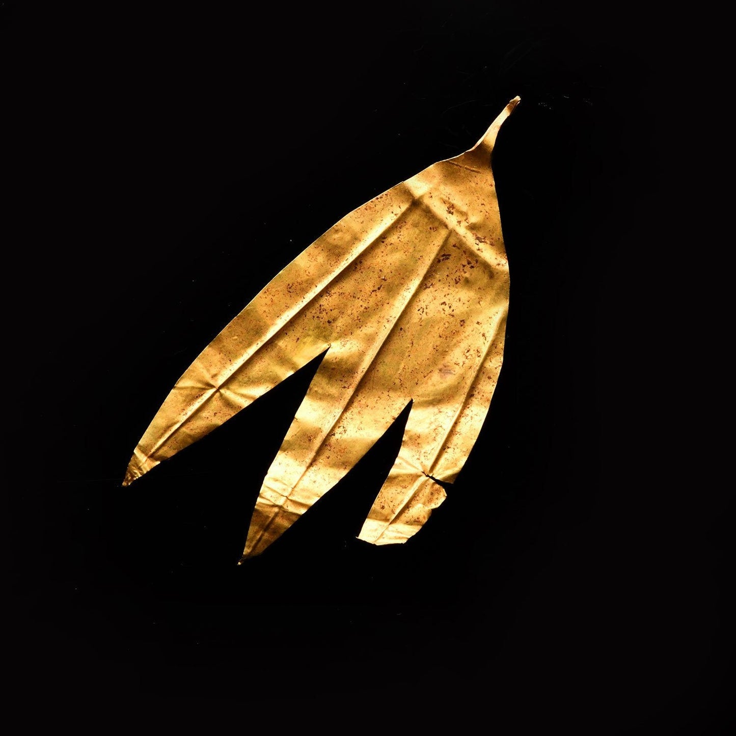 A Greek gold Leaf from an Olive Wreath, ca. 2nd century BCE