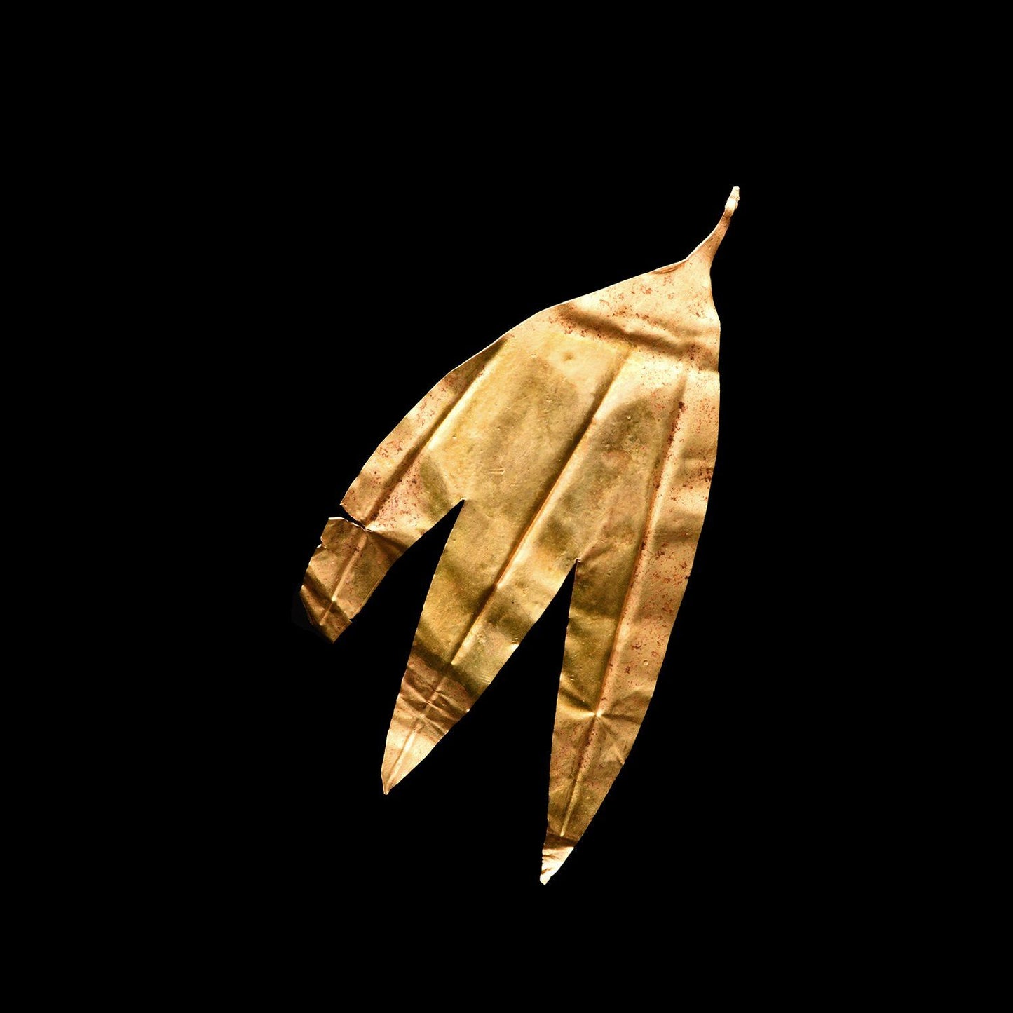 A Greek gold Leaf from an Olive Wreath, ca. 2nd century BCE