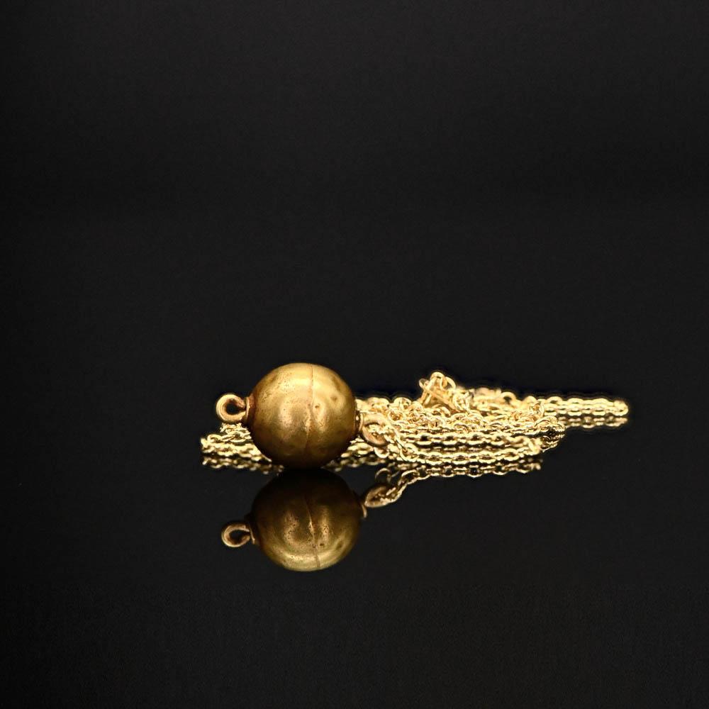 A Greek Gold Ball Bead Pendant, Hellenistic Period, ca. 3rd - 1st century BCE