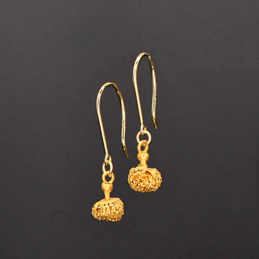 A pair of Greek Gold Drops, Hellenistic Period, ca 3rd - 1st century BCE