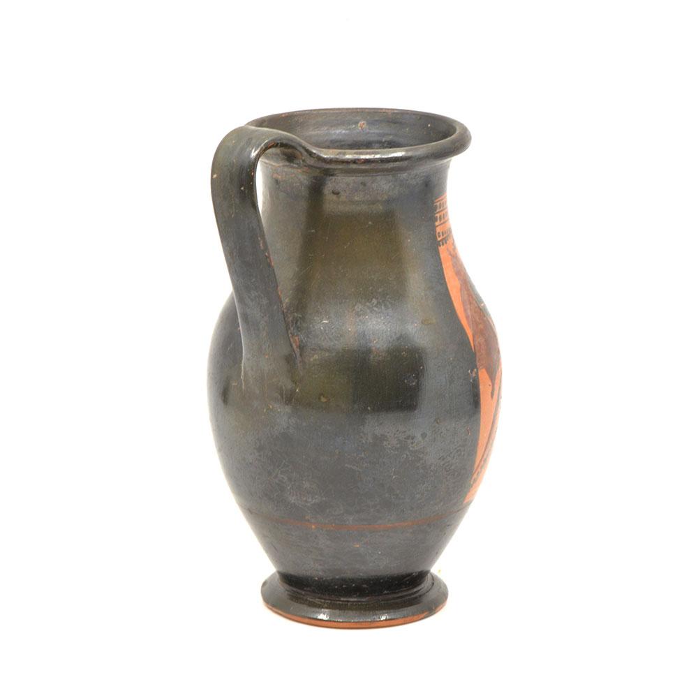 An Attic Black Figure Dot Ivy Class Olpe, ca. 6th century BCE