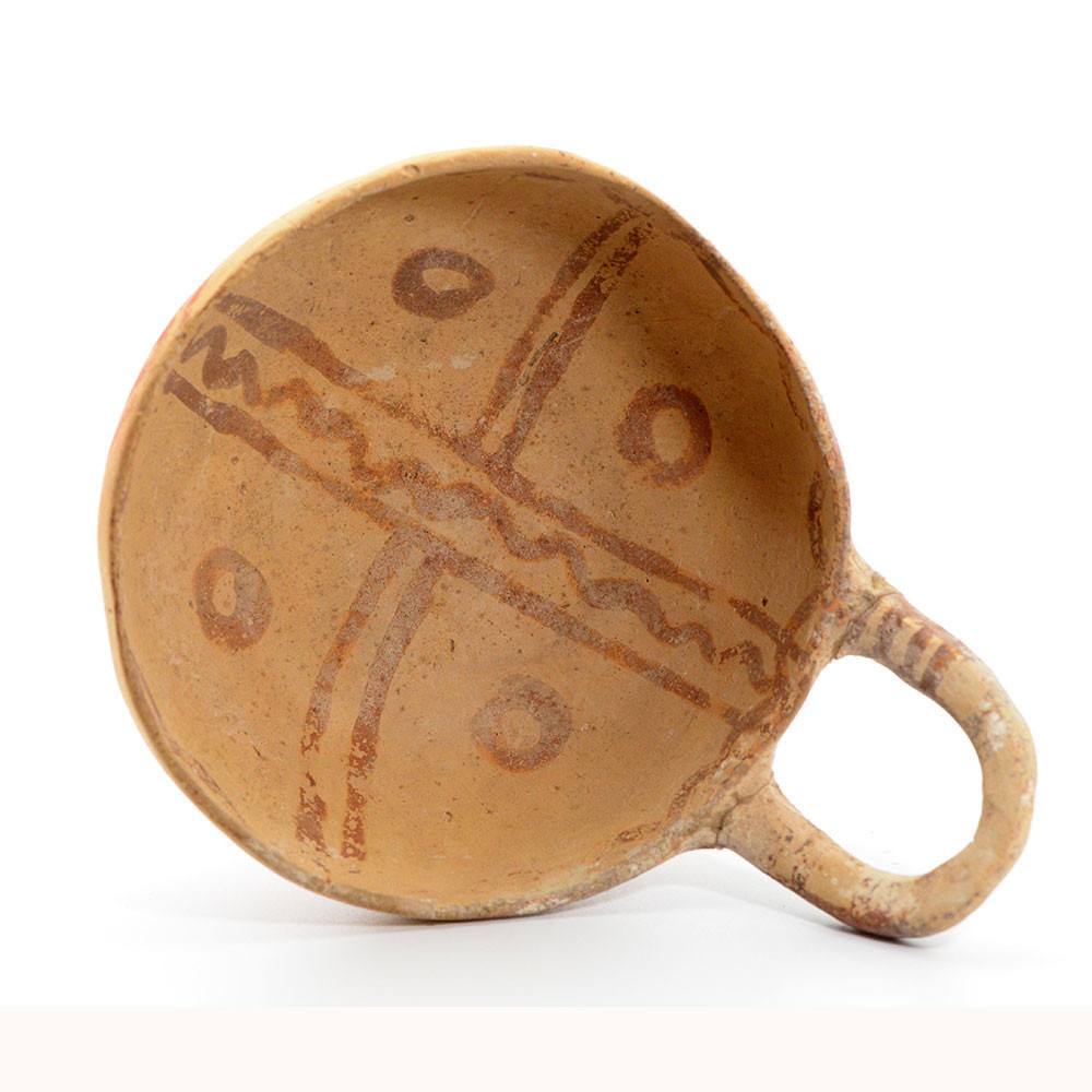 A Cypriot White Painted Ware Milk Jug, Middle Cypriot II-III, ca. 1850-1650 BCE