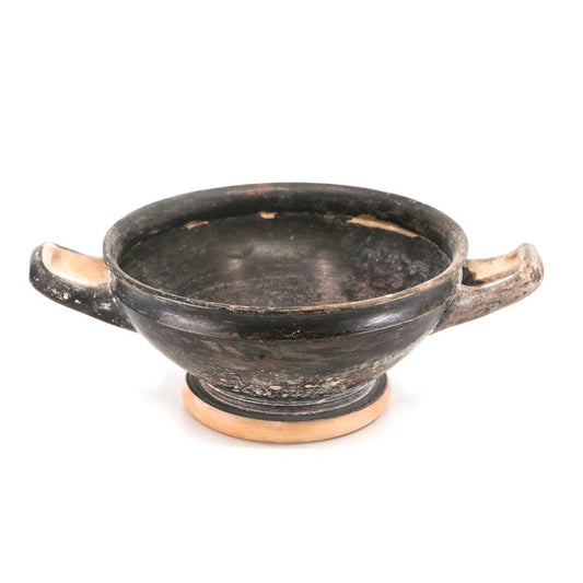 An Attic Black-Glazed Stemless Kylix, ca. 4th century BCE