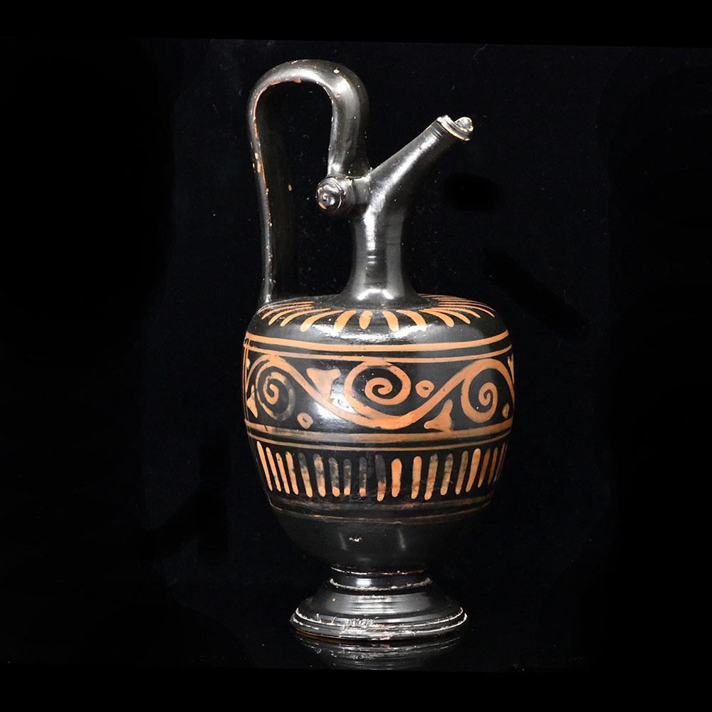 A Red-Figure Xenonware Oinochoe, Magna Graecia, ca. late 4th century BCE