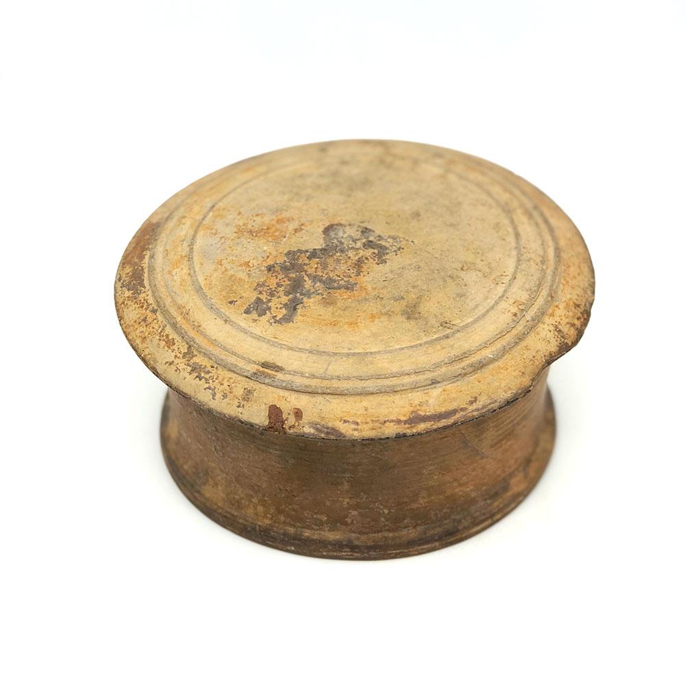An Attic Classical Pottery Lidded Pyxis, ca 5th Century BCE