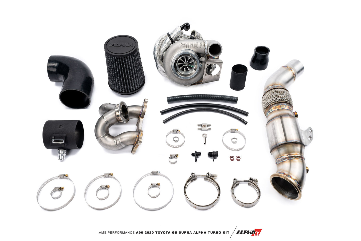 AMS Performance A90 2020 Toyota GR Supra Alpha 8 GTX3582 GEN II Turbo Kit 49 State Legal EPA Catted (amsAMS.38.14.0003-2)