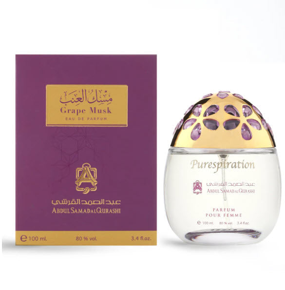 Grape Musk Spray Perfumes 100ml For Unisex By Abdul Samad Al Qurashi Perfumes