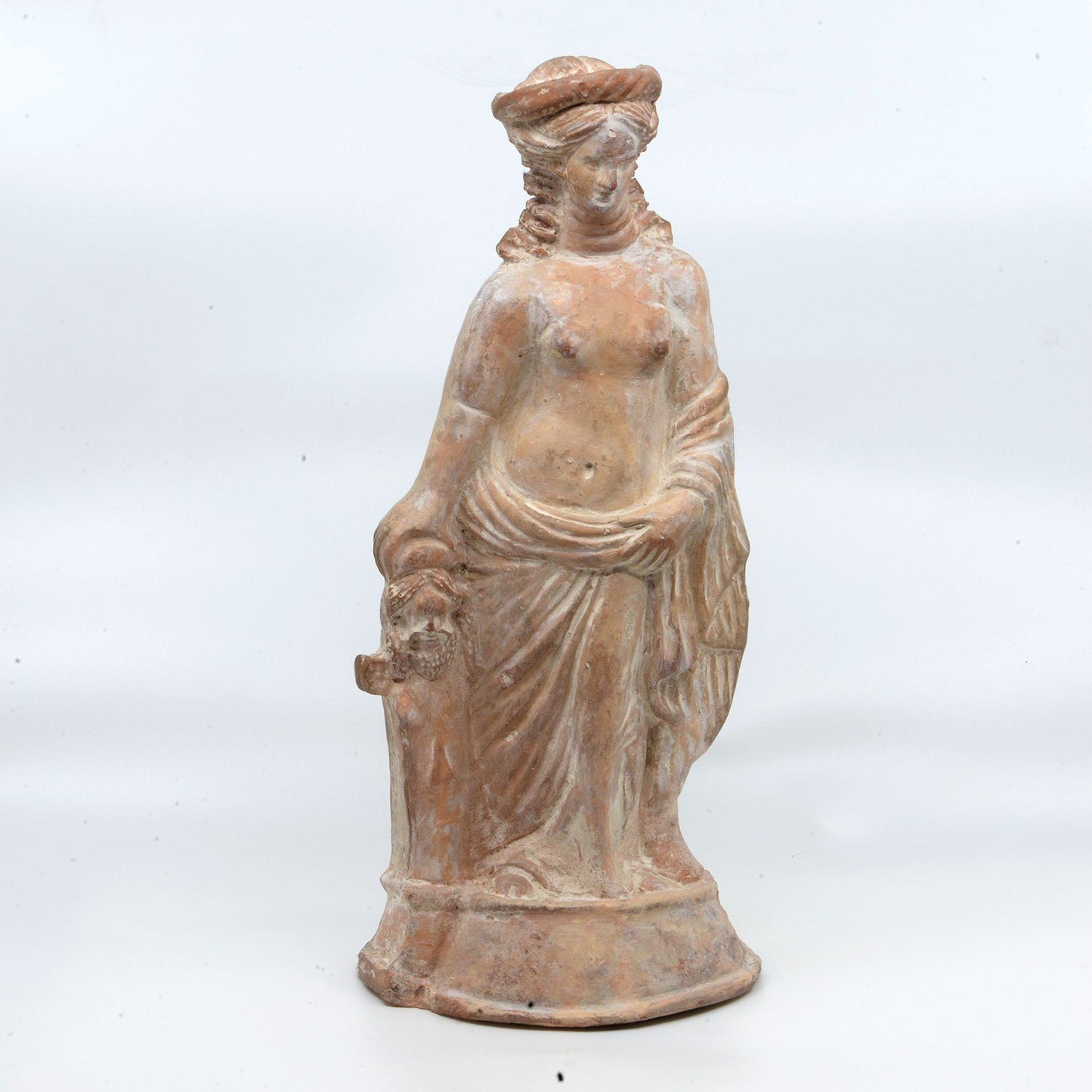 A large Hellenistic Terracotta Figure of Aphrodite, ca. 3rd century BCE