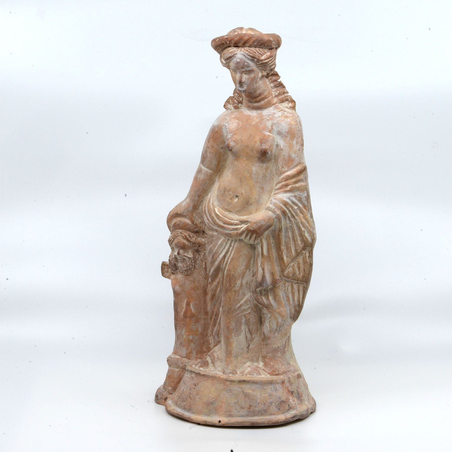 A large Hellenistic Terracotta Figure of Aphrodite, ca. 3rd century BCE