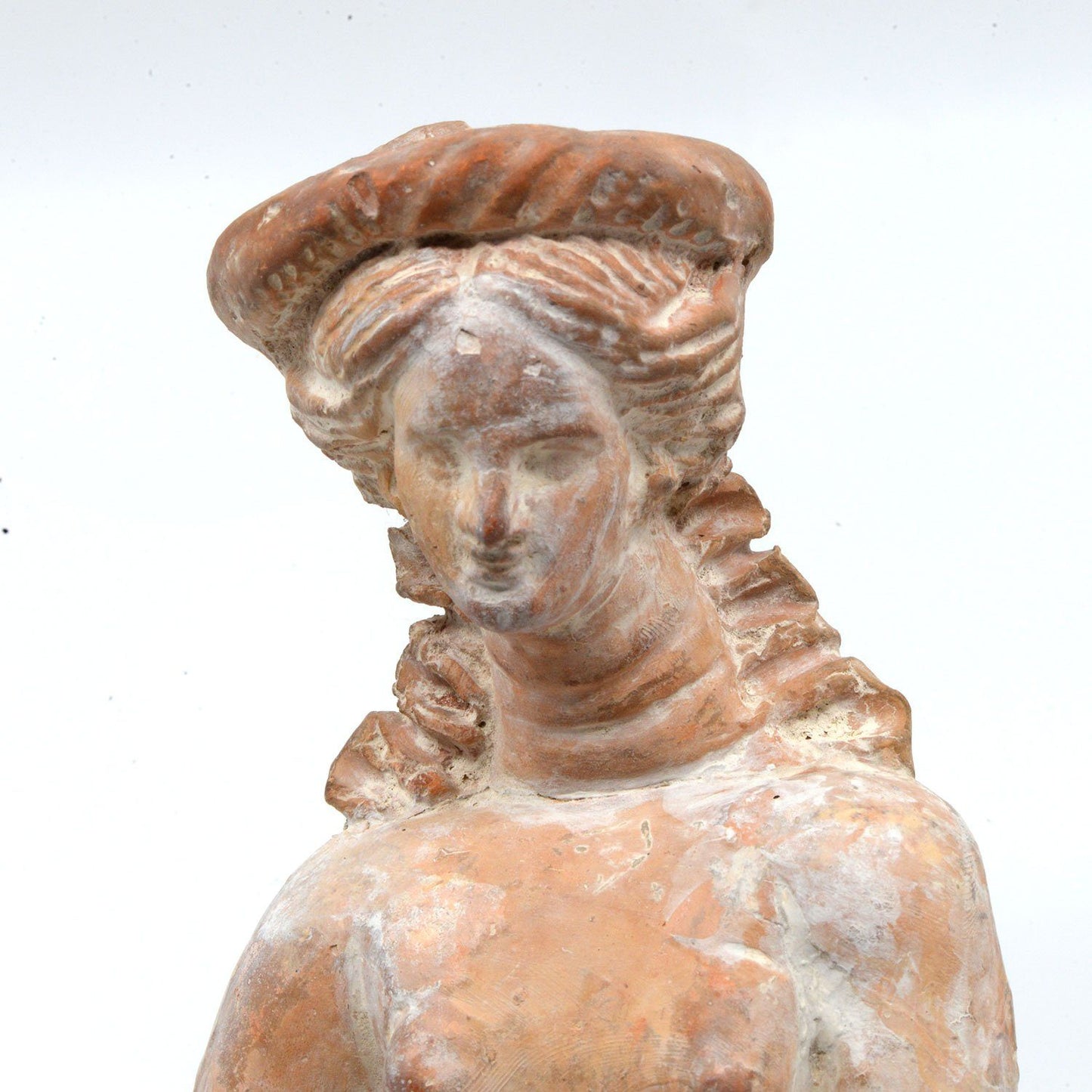 A large Hellenistic Terracotta Figure of Aphrodite, ca. 3rd century BCE