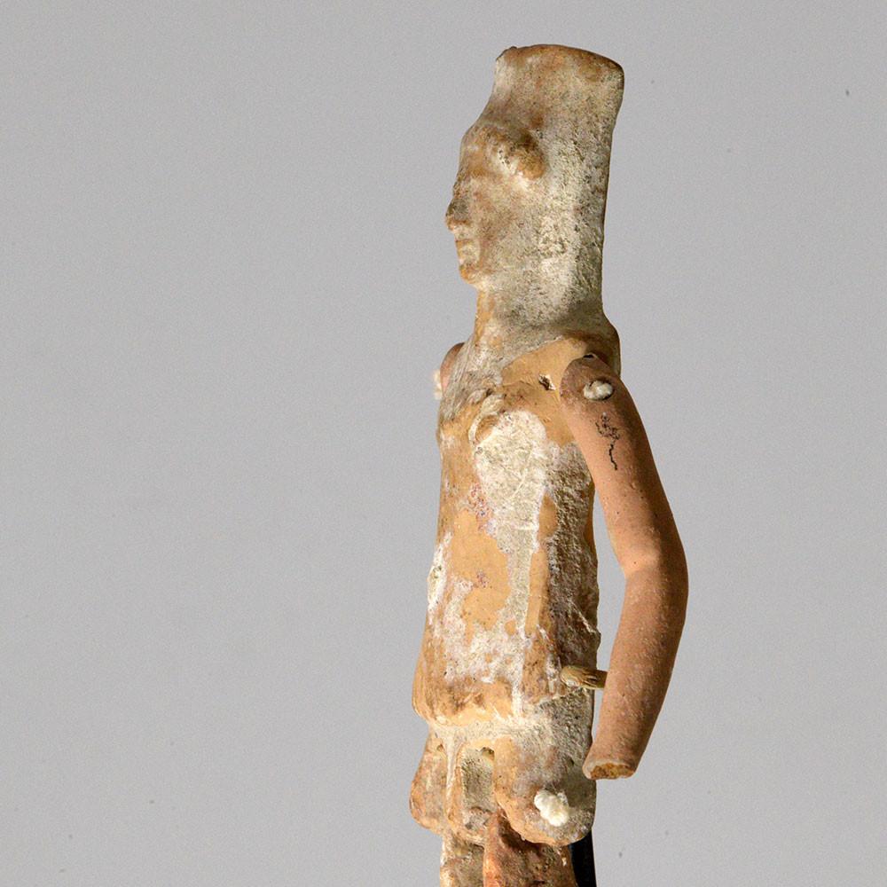 A Boeotian Terracotta Jointed Figurine, Archaic Period, ca. 5th Century BCE