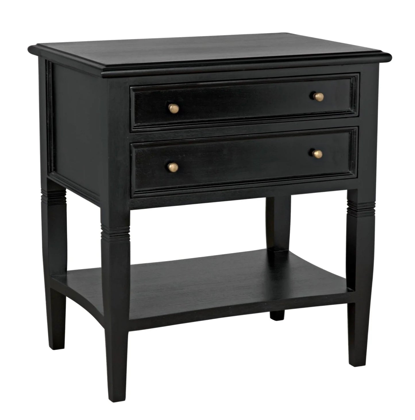 Oxford 2-Drawer Side Table Weathered