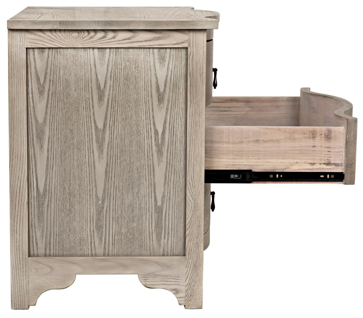 Curved Front Side Table
