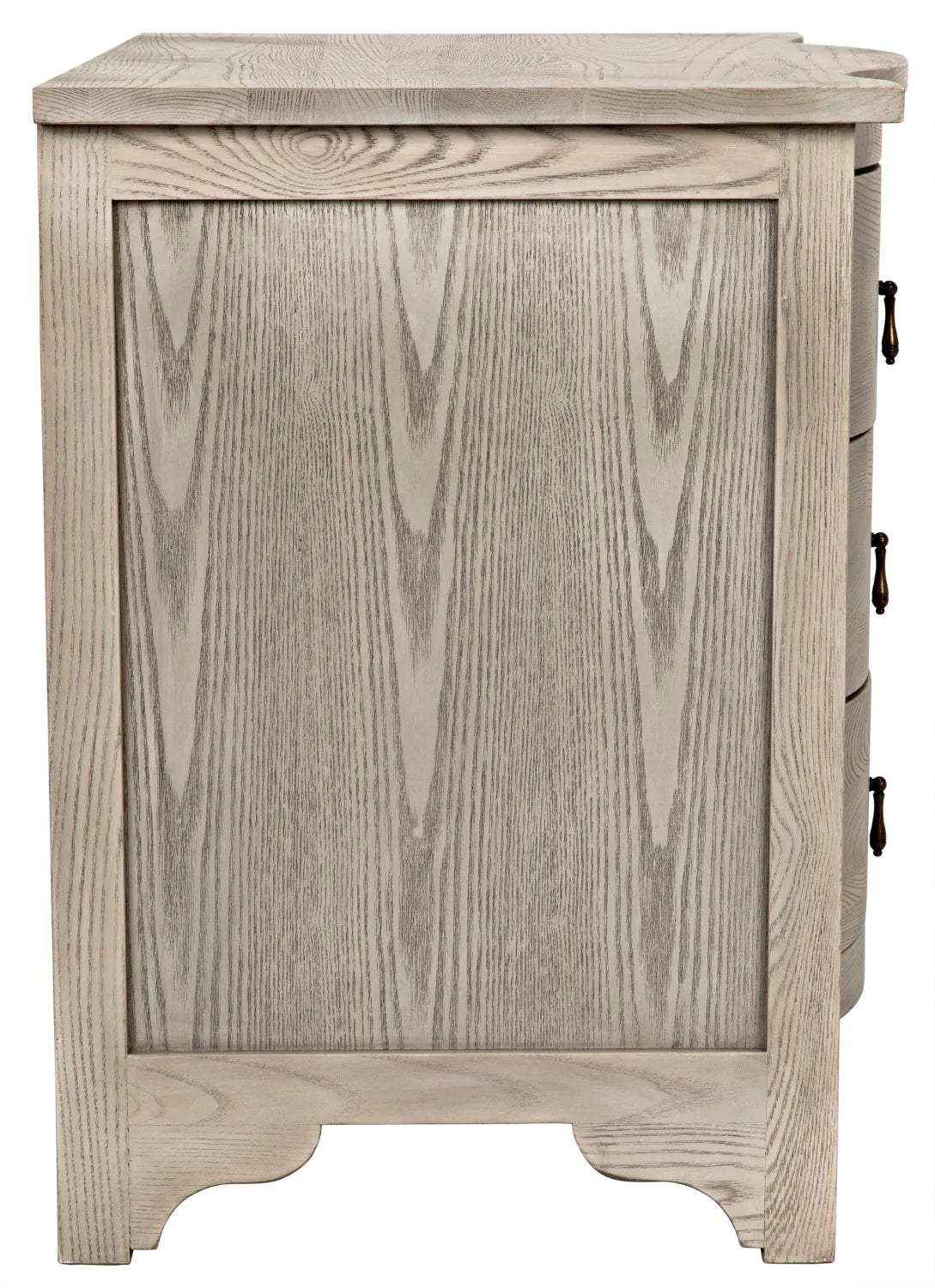 Curved Front Side Table