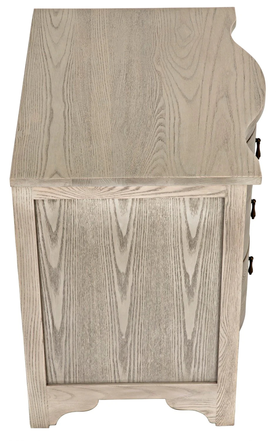 Curved Front Side Table