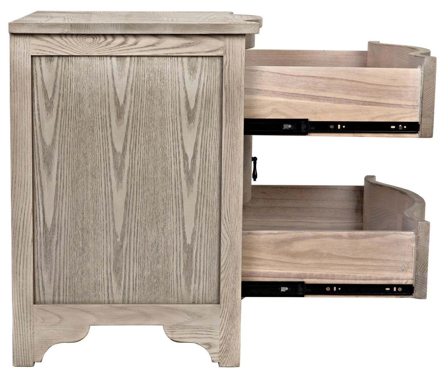 Curved Front Side Table