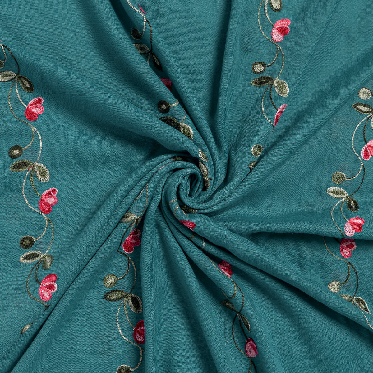 Gardenia Lawn Hijabs - Teal