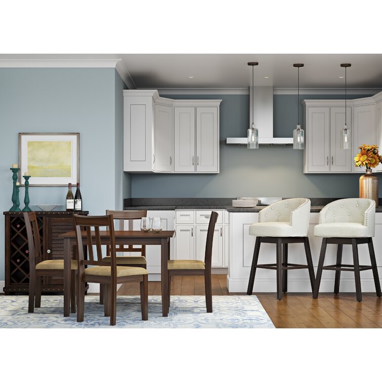 Espresso Gillies 4 - Person Dining Set
