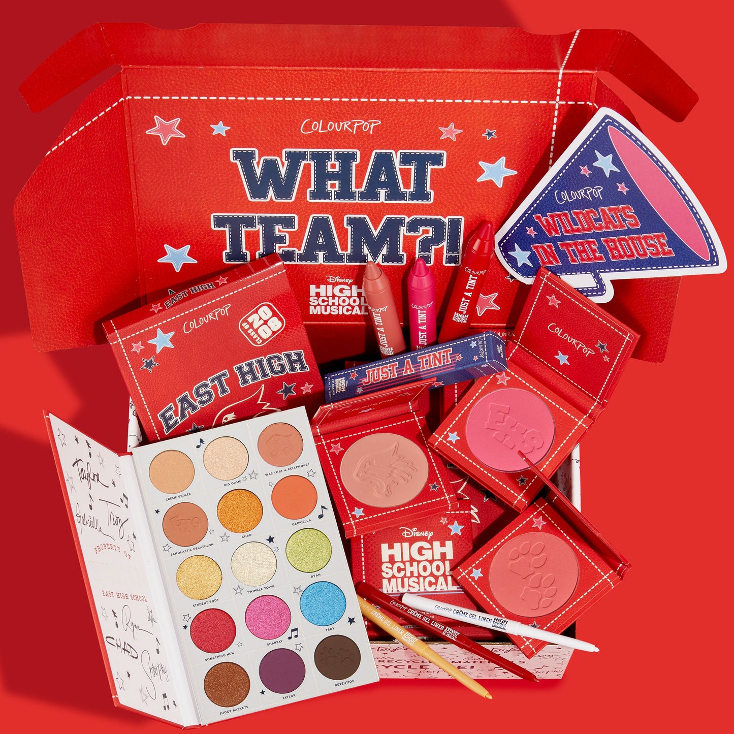 High School Musical and ColourPop Full PR Collection
