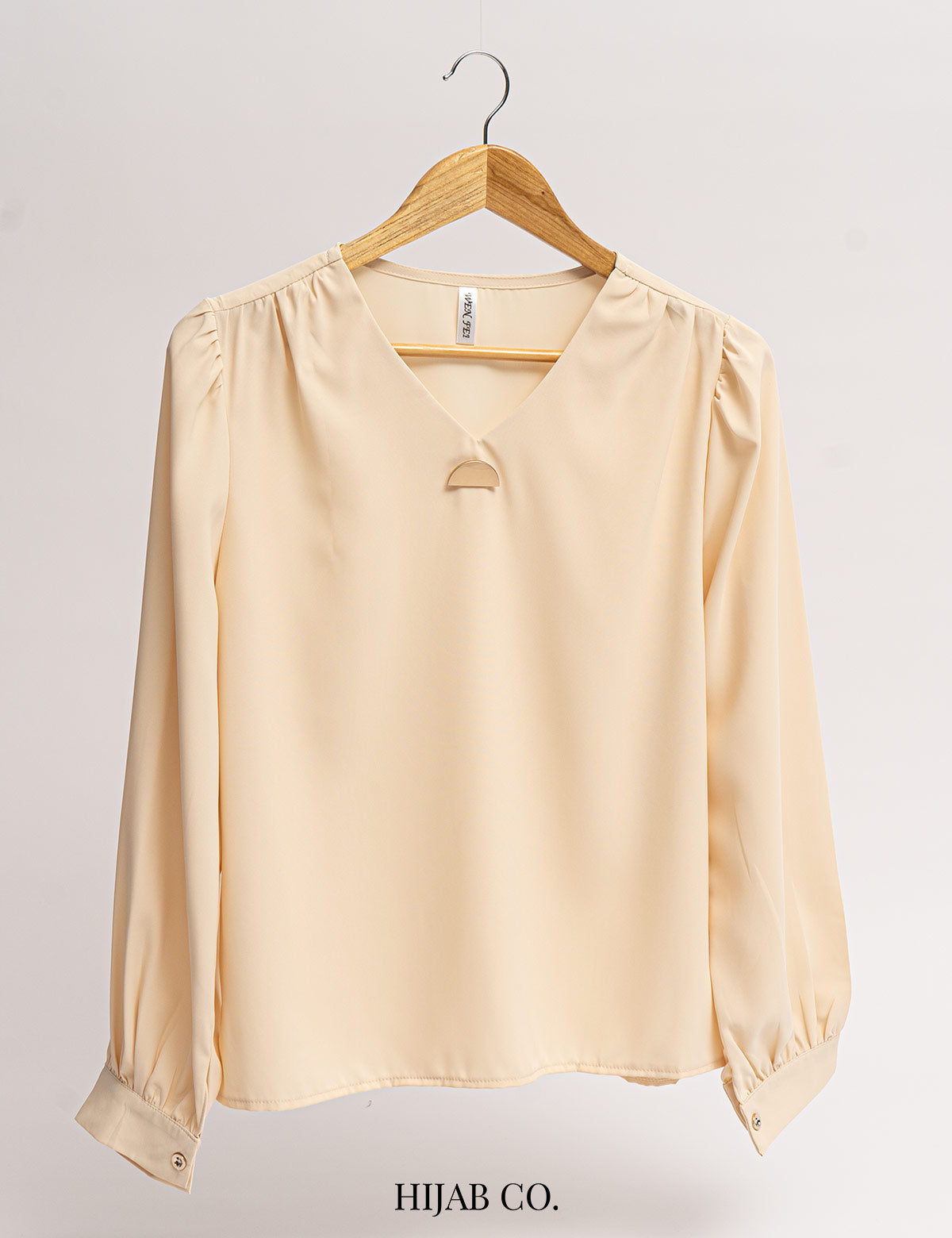 Open Neck Shirt - Pearl