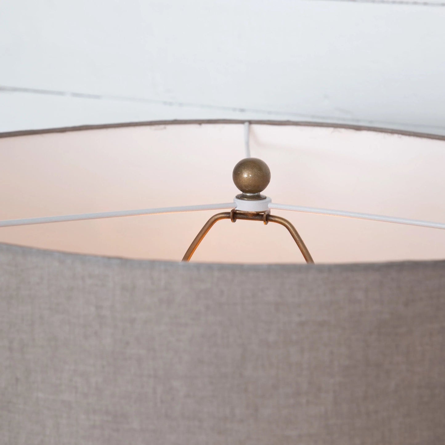 Cameron Ombre Table Lamp in Brass