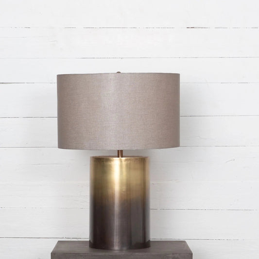 Cameron Ombre Table Lamp in Brass