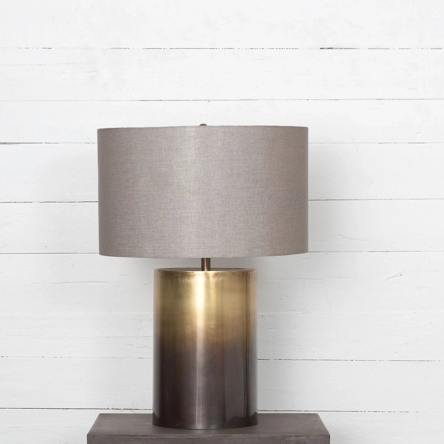 Cameron Ombre Table Lamp in Brass
