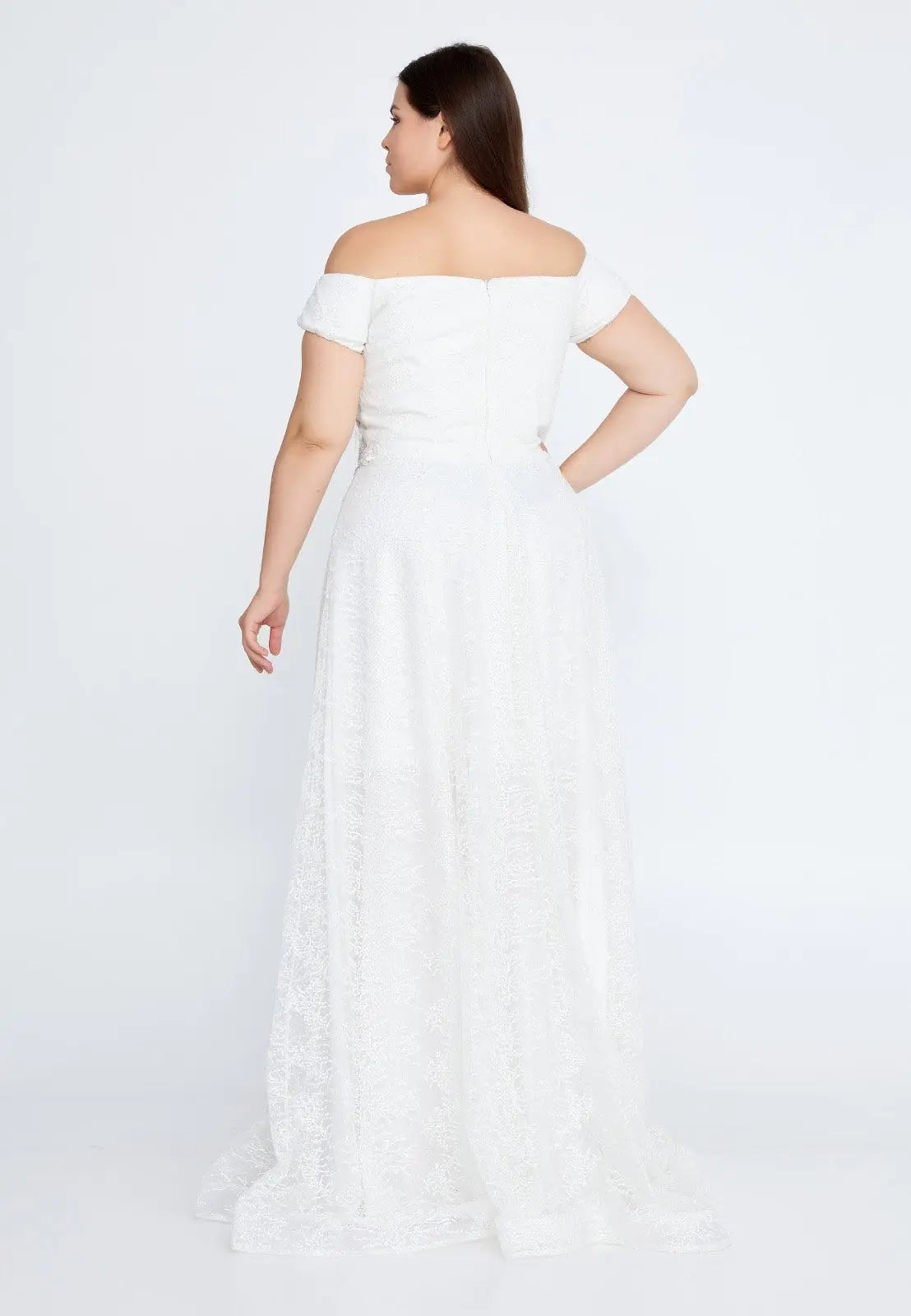 Beautiful plus size wedding dress