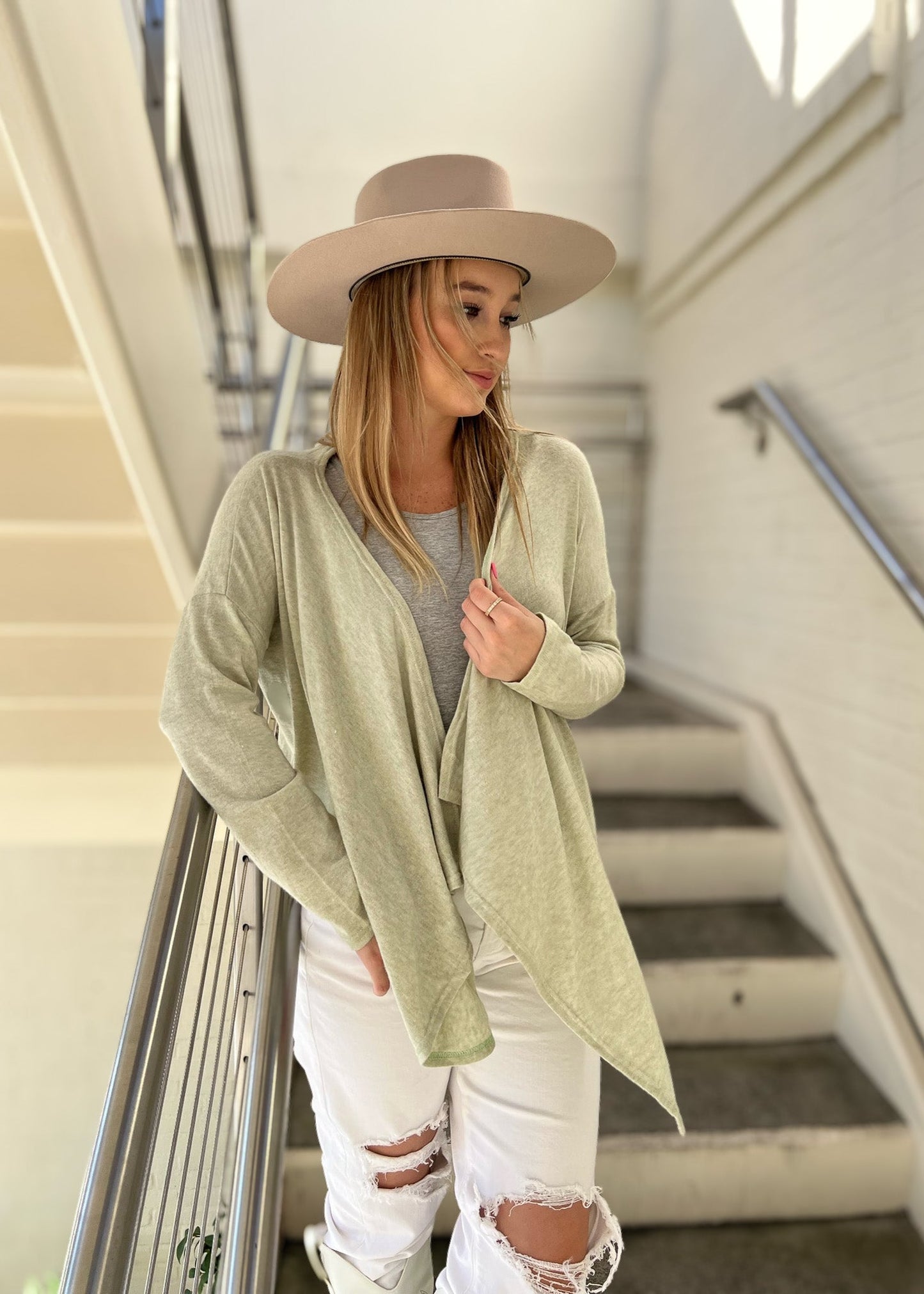 BRENTWOOD CARDIGAN SHORT seville