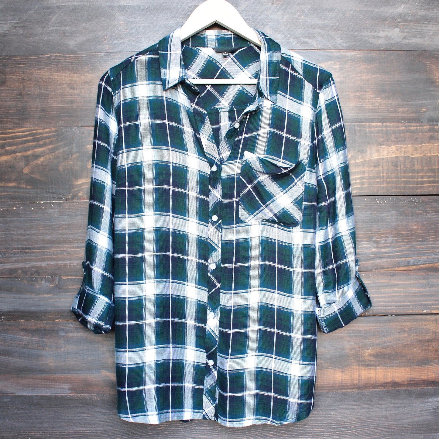 Working at the Rails Button Up Plaid Shirt in More Colors