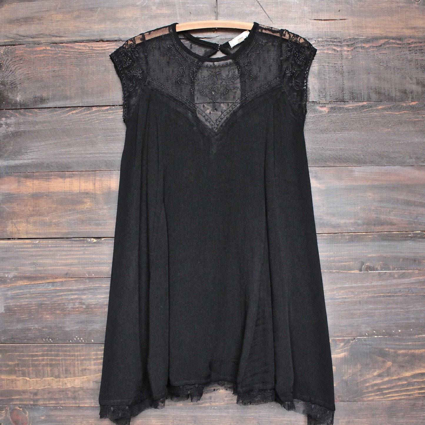 Embellished Trapeze Dress - More Colors
