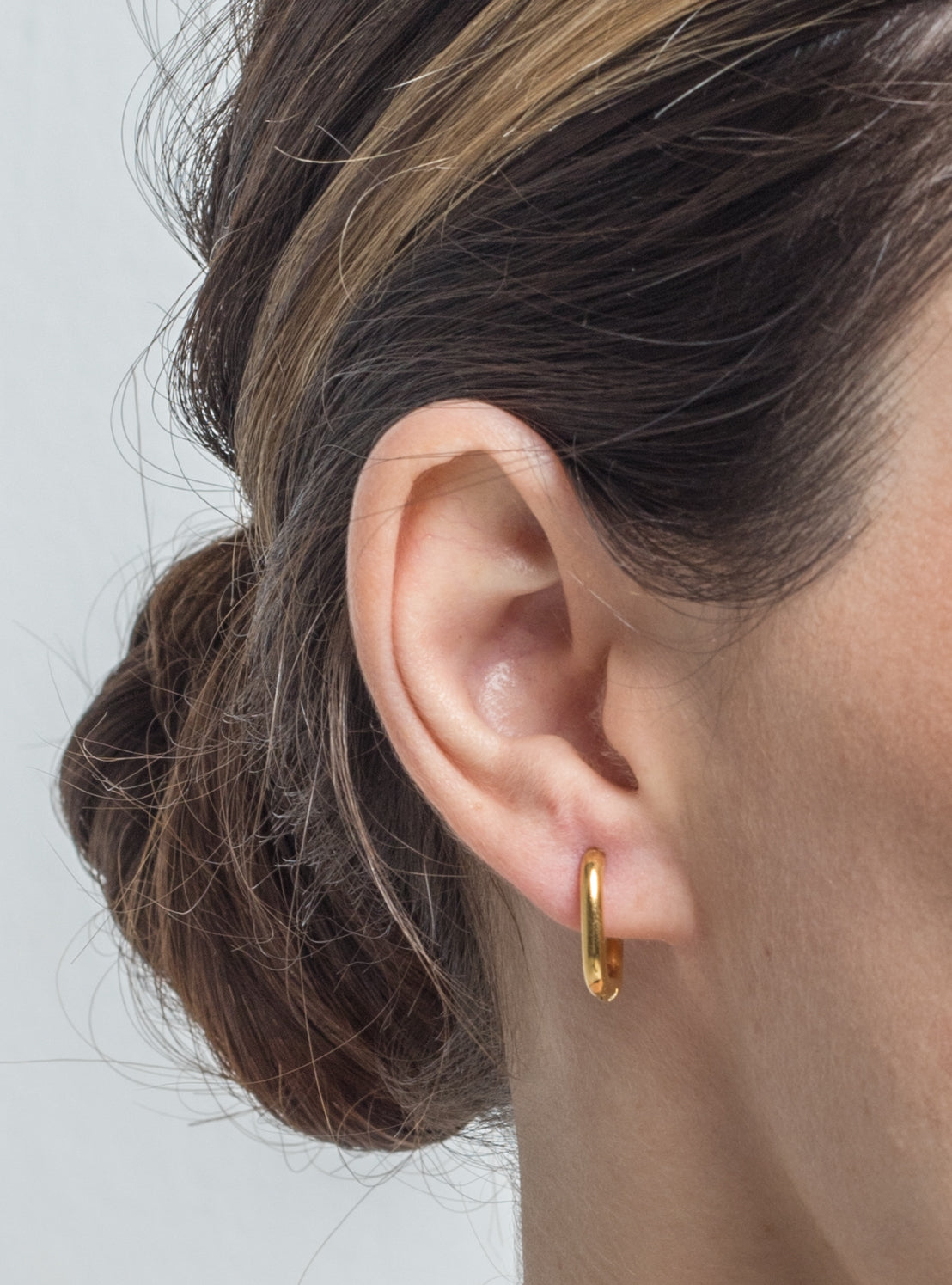 Small Geometric Shape Hoop Earrings