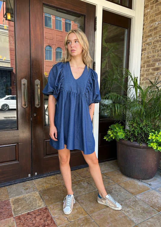 JULES MINI DRESS denim