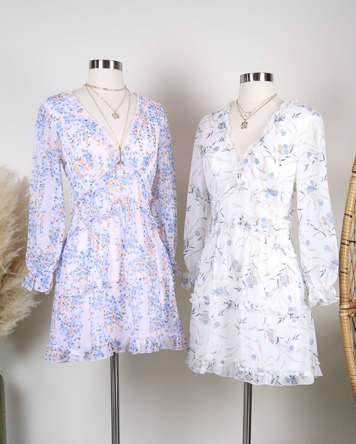 Love Struck Ruffle Floral Dress in More Colors