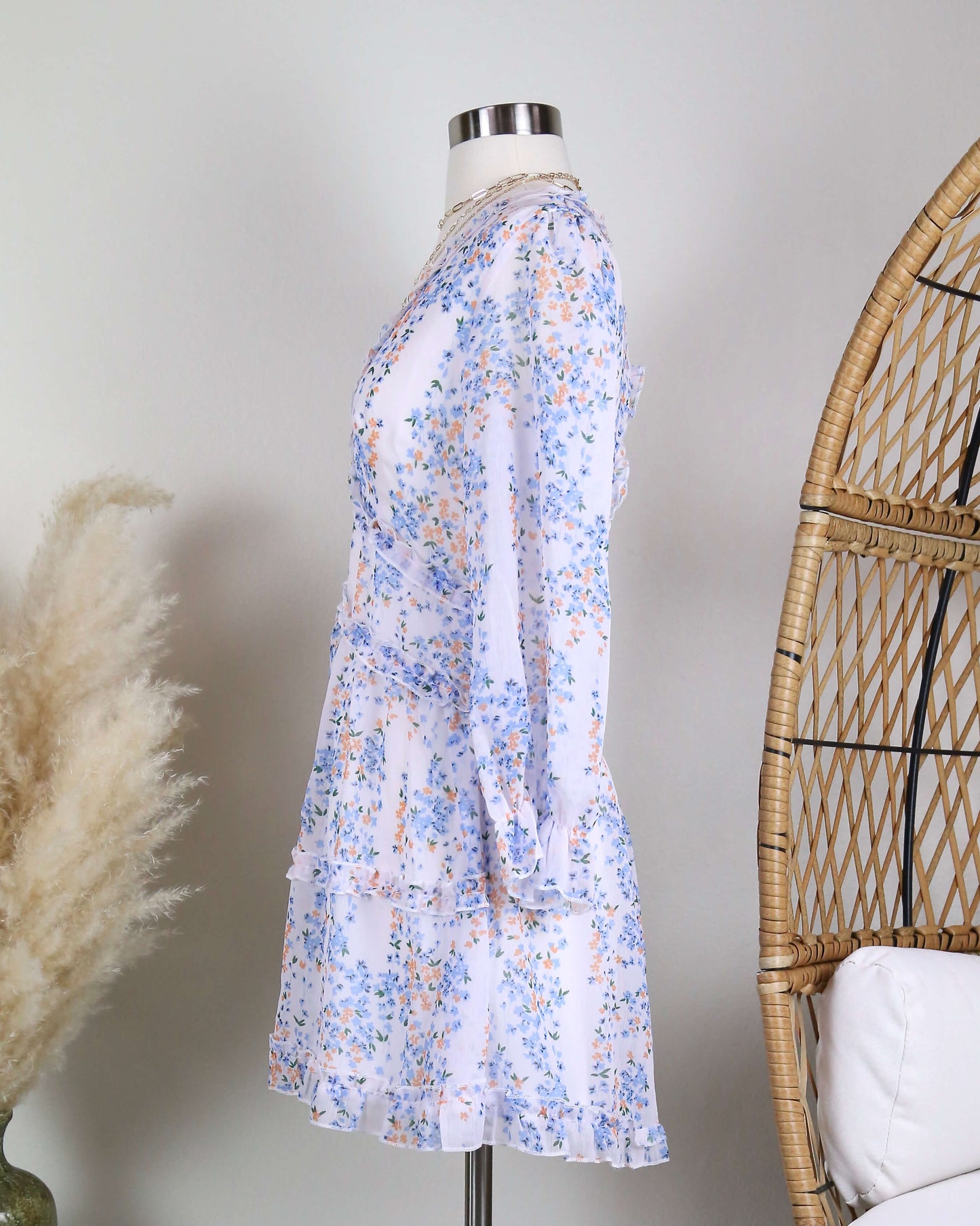 Love Struck Ruffle Floral Dress in More Colors