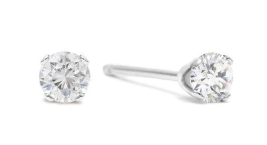 15 CTW Genuine Diamond Stud Earrings