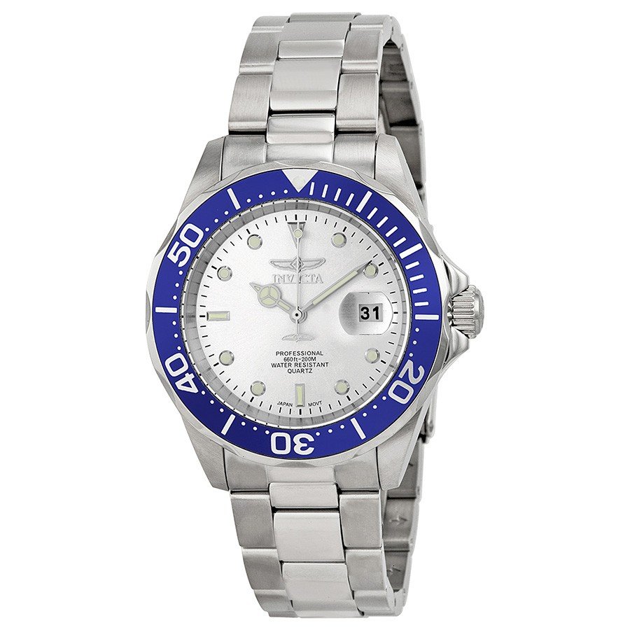 Invicta Pro Diver Silver Dial Stainless Steel Men's Watch 14123