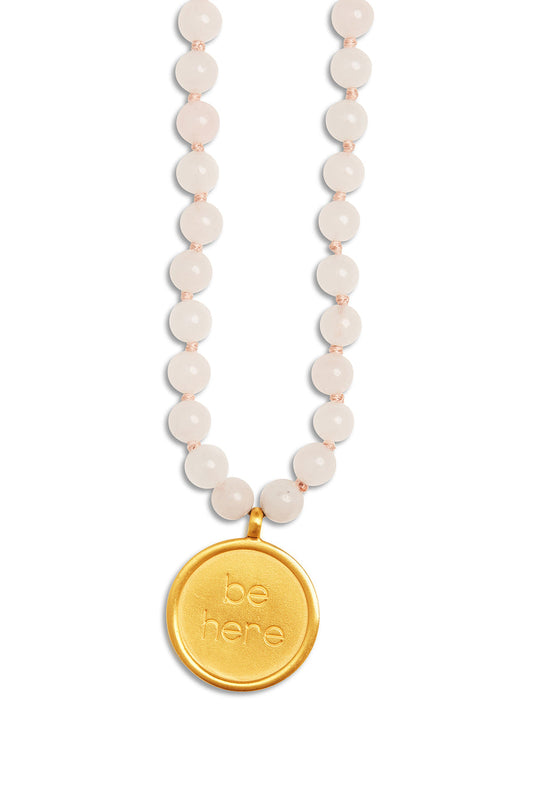 Rose Quartz Mala Necklace